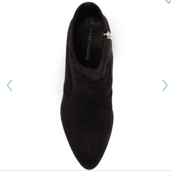 Marc Fisher Block heel Black booties - Picture 2 of 4